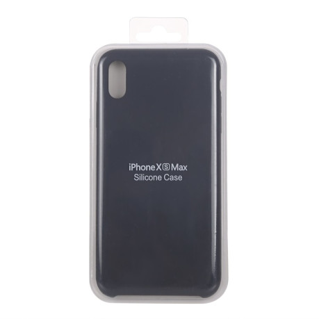 Противоударный чехол Liquid Silicone для iPhone XR - темно-серый