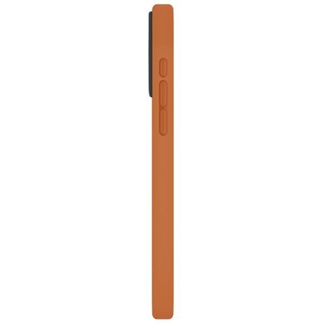 Оригінальний чохол UNIQ etui Lino Hue для iPhone 15 Pro Max - помаранчевий