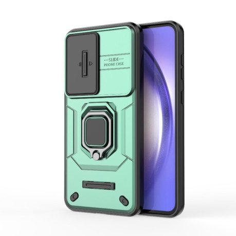 Протиударний чохол Sliding Camshield  для Samsung Galaxy A56 5G - зелений