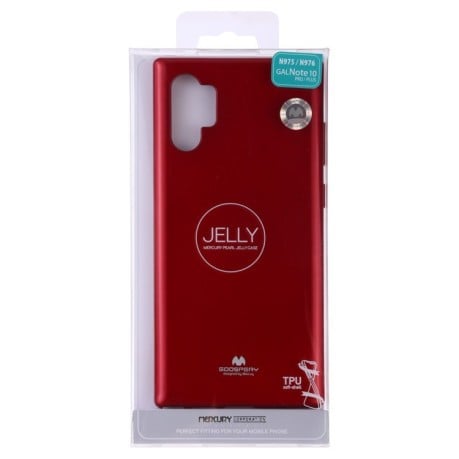 Ударозащитный чехол MERCURY GOOSPERY JELLY на Samsung Galaxy Note 10+Plus-красный