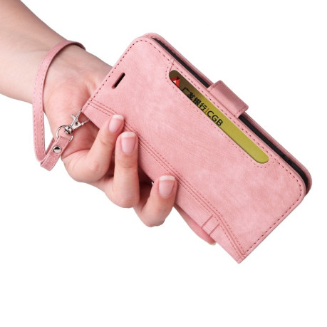 Чохол-книжка BETOPNICE Dual-side Buckle Leather для Vivo V25 / V25e 4G Global - рожевий