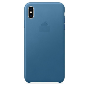 Кожаный Чехол Leather Case Cape Cold Blue для iPhone Xs Max