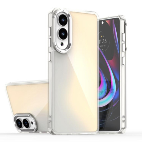 Чохол Plating Gradient Discolor для Samsung Galaxy S25 Edge 5G - прозорий
