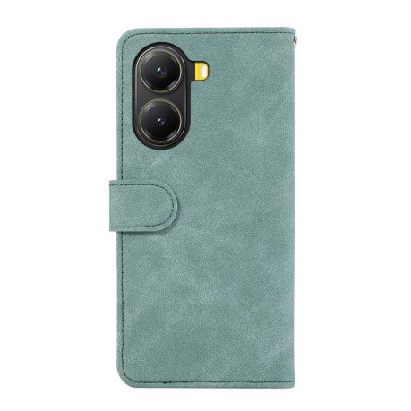 Чехол-книжка ABEEL Color Block Magnetic RFID Leather на Xiaomi Poco X7 Pro - коричневый