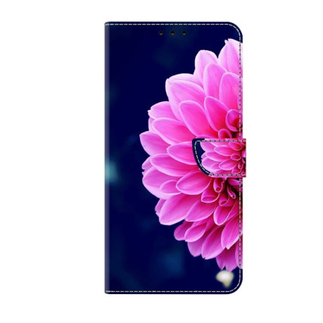 Чохол-книжка Crystal 3D Shockproof Protective Leather для iPhone 15 Pro - Pink Petals