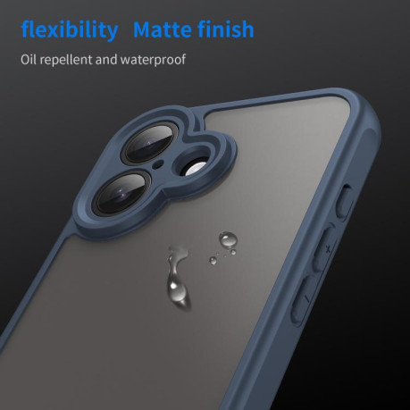 Чехол Fan Dun Series TPU Hybrid PC на iPhone 17 - синий