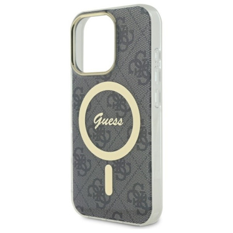 Оригінальний чохол Guess IML 4G MagSafe для iPhone 16 Pro Max - Black