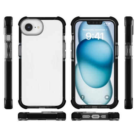 Чохол Acrylic + TPU Transparent для iPhone 16e - чорний