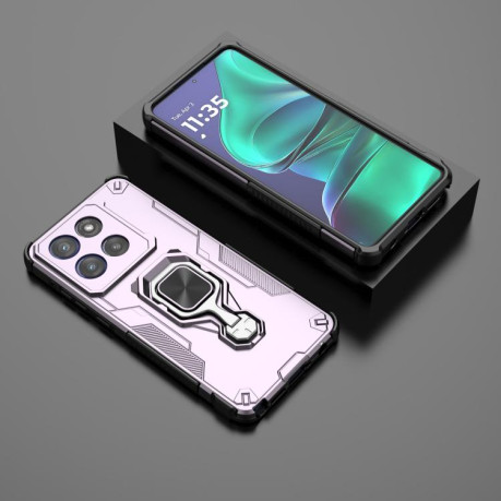 Противоударный чехол Q Shadow 1 Series для Motorola Edge 60 - фиолетовый