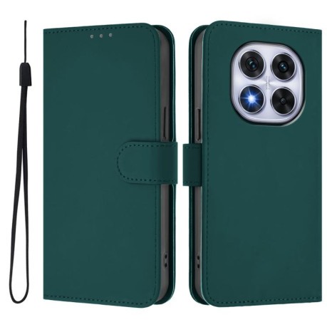 Чохол-книжка Skin Feel S-type для Xiaomi Redmi Note 14 Pro 5G/Poco X7 - зелений