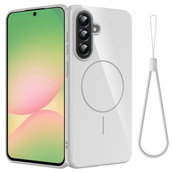 Чохол Glossy TPU Shockproof з MagSafe на Samsung Galaxy A17 5G/4G - білий