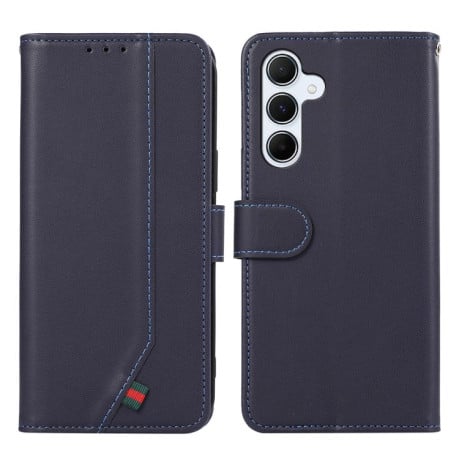Чохол-книжка ABEEL з фактурою Delicate захистом від сканування RFID на Samsung Galaxy S25 FE 5G - синій