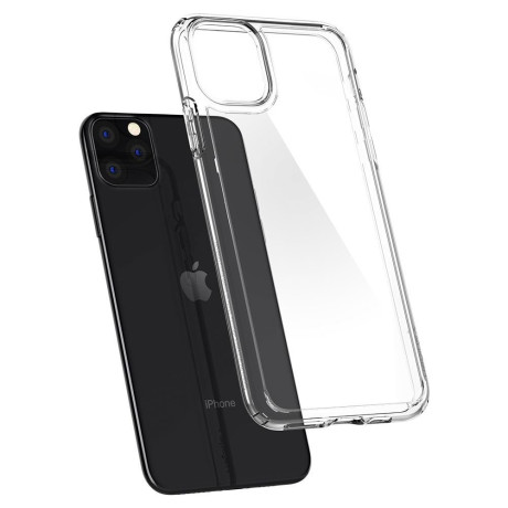 Оригинальный чехол Spigen Crystal Hybrid iPhone 11 Pro Max Crystal Clear