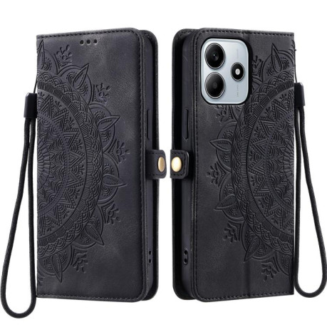 Чохол-книжка Totem Embossed Magnetic Leather для Xiaomi Redmi Note 14 4G 164.48 - чорний
