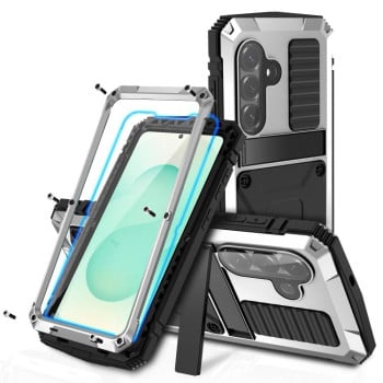 Протиударний чохол R-JUST Life Waterproof на Samsung Galaxy S26 5G — сріблястий