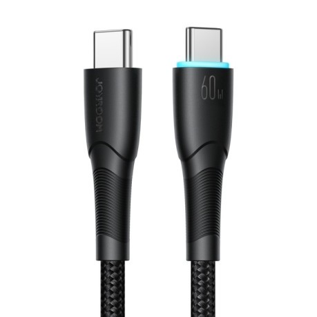 Кабель JOYROOM SA32-CC3 Starry Series 60W USB-C / Type-C to USB-C / Type-C Fast Charging Data Cable, Length:1m - черный