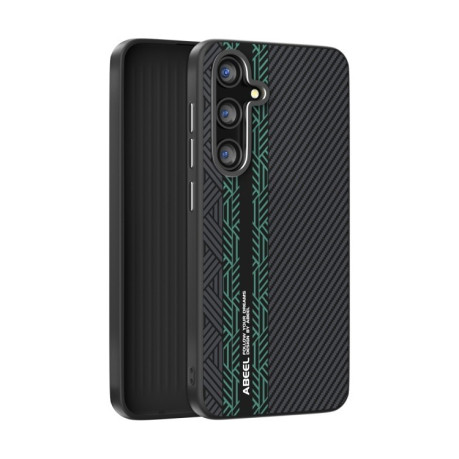 Ультратонкий чохол ABEEL 6D Micro Relief MagSafe Magnetic на Samsung Galaxy S25+ 5G - зелений