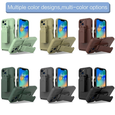 Протиударний чохол Series Back Clip для iPhone 14 Plus - зелений