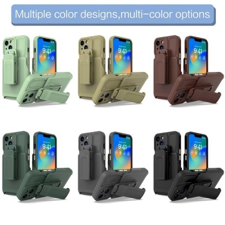 Протиударний чохол Series Back Clip для iPhone 14 Plus - сірий