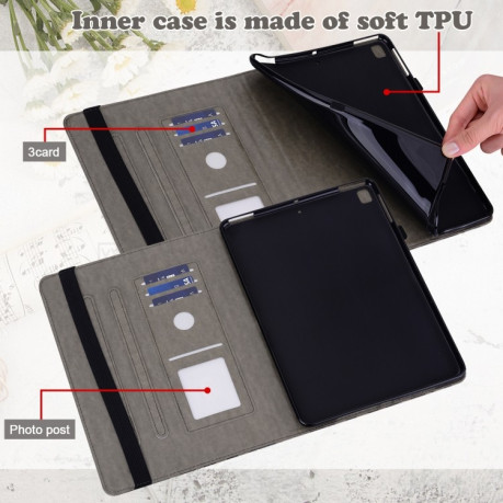 Чохол-книжка Tree Deer Embossed Leather для Xiaomi Redmi Pad SE 8.7 - сірий
