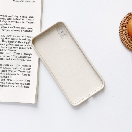 Противоударный чехол Liquid Silicone Full (Magsafe) для iPhone XS Max - серый