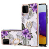 Противоударный чехол Global Version для Samsung Galaxy M32/A22 4G - Purple Flower