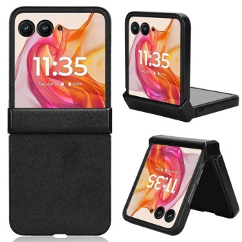 Протиударний чохол Sandskin Texture на Motorola Razr 50 Ultra - чорний