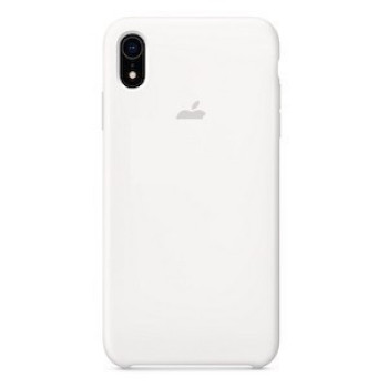 Силиконовый чехол Silicone Case White на iPhone XR