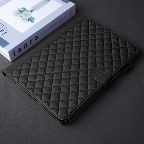 Чехол-книжка Rhombus Lattice Leather для Xiaomi Pad 7 / 7 Pro - черный