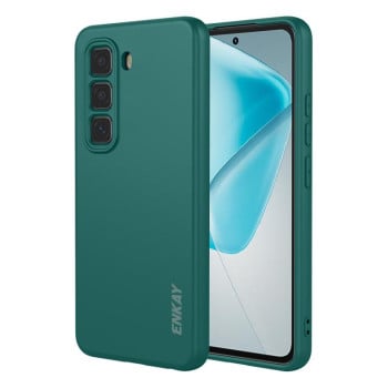 Силікловий чохол ENKAY Liquid Silicone на Infinix Hot 50 Pro 4G - зелений