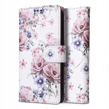 Чохол-книжка Tech-Protect Wallet на Xiaomi Redmi 13C/Poco C65 - pink flowers