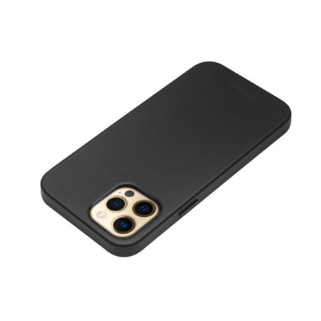 Кожаный чехол QIALINO Nappa Leather Case (with MagSafe Support) для iPhone 12 Pro Max - черный