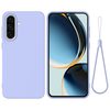 Силіконовий чохол Solid Color Liquid Silicone на Samsung Galaxy A37 5G — фіолетовий