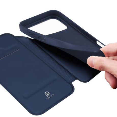 Чехол-книжка DUX DUCIS Skin Pro Series на iPhone 17 Pro - синий