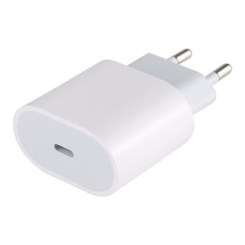 Швидкісна зарядка 20W Type-C/USB-C PD Fast Charging Power Adapter, EU Plug  - біла