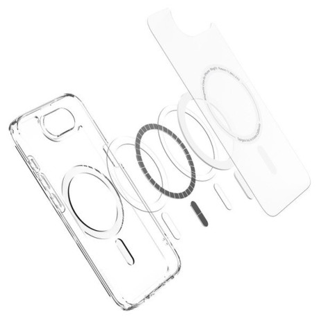 Оригінальний чохол Spigen Ultra Hybrid MagSafe для iPhone 16e - White