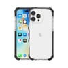 Протиударний акриловий чохол Four-corner на iPhone 16 Pro -прозоро-чорний