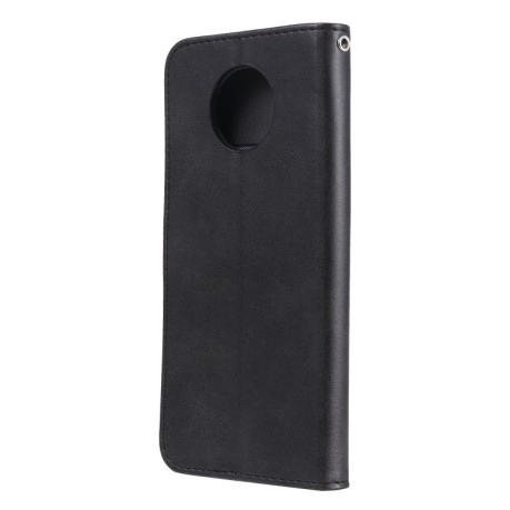Чехол-книжка Fashion Calf Texture для Xiaomi Redmi Note 9T - черный