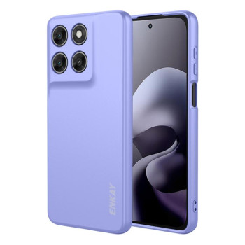 Силиконовый чехол ENKAY Liquid Silicone на Motorola Moto G77 / G67 5G — фиолетовый