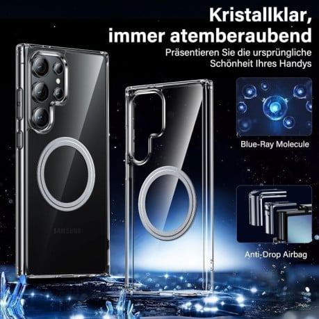 Ультратонкий чехол Transparent Frosted MagSafe для Samsung Galaxy S25 Ultra 5G