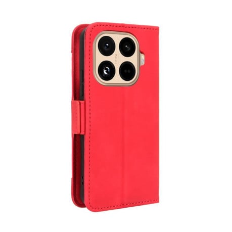 Чехол-книжка Skin Feel Calf на Xiaomi 15T Pro 5G - красный