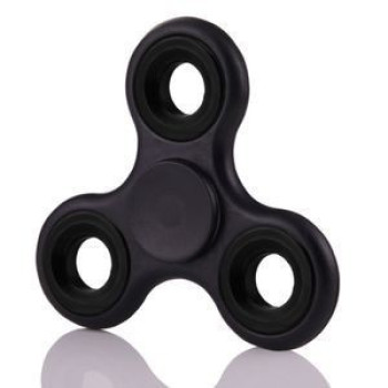 Металлический спиннер Черный Fidget Spinner ABS Black 1.5 минуты вращения