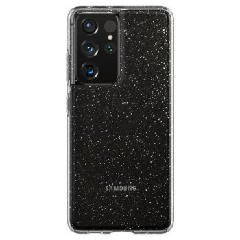 Оригинальный чехол Spigen Liquid Crystal на Samsung Galaxy S21 Ultra Glitter Crystal