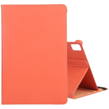 Чехол-книжка 360 Degree Rotation Litchi для iPad Pro 11 2024 - оранжевый