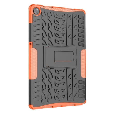 Противоударный чехол Tire Texture для Realme Pad 10.4 - оранжевый