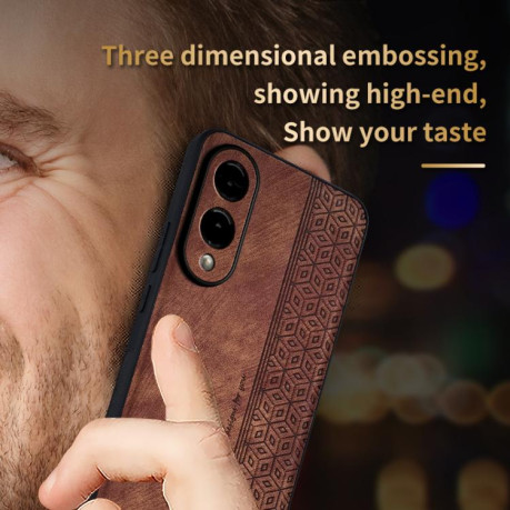 Противоударный чехол AZNS 3D Skin Feel для Samsung Galaxy S25 Edge 5G - фиолетовый