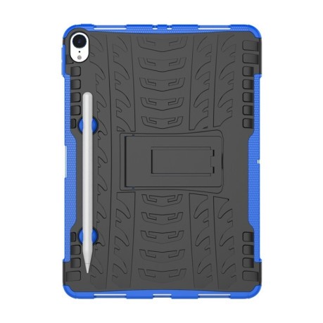 Противоударный чехол- накладка Tire Texture на iPad Pro 11 2018-Синий