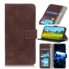 Чехол-книжка Magnetic Crocodile Texture на Samsung Galaxy A35 5G - коричневый