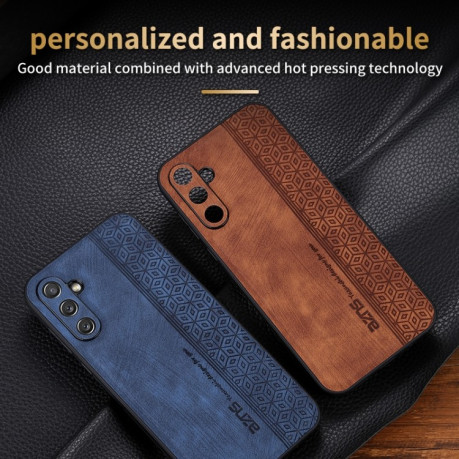 Противоударный чехол AZNS 3D Skin Feel для Samsung Galaxy A34 5G - коричневый