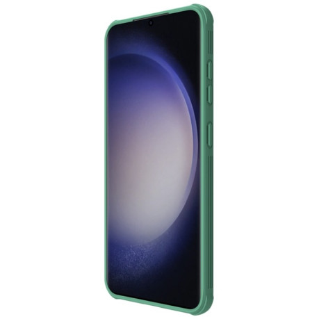 Противоударный чехол NILLKIN Black Mirror Series на Samsung Galaxy S24+ 5G - зеленый